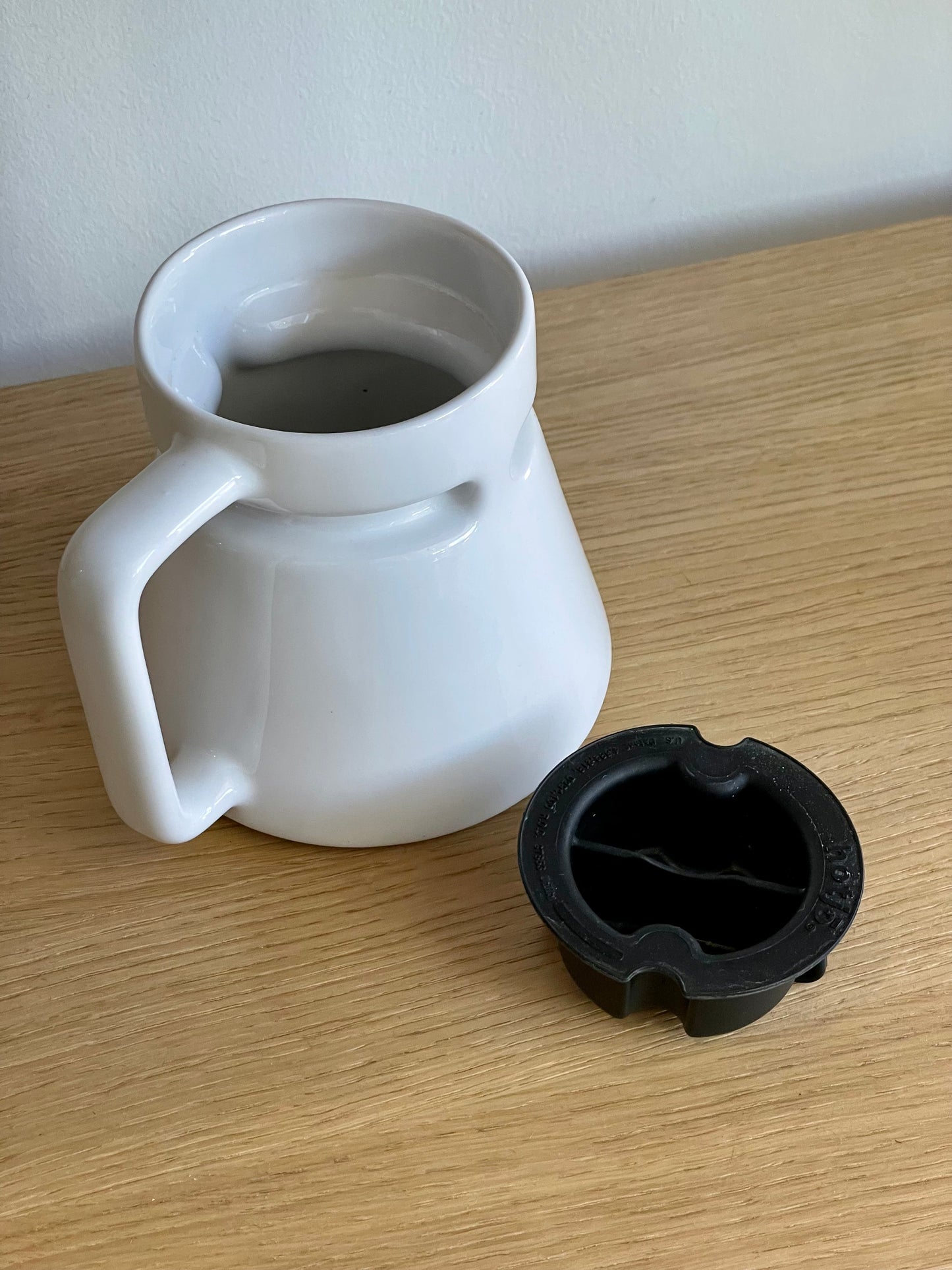 White Travel Mug with Lid