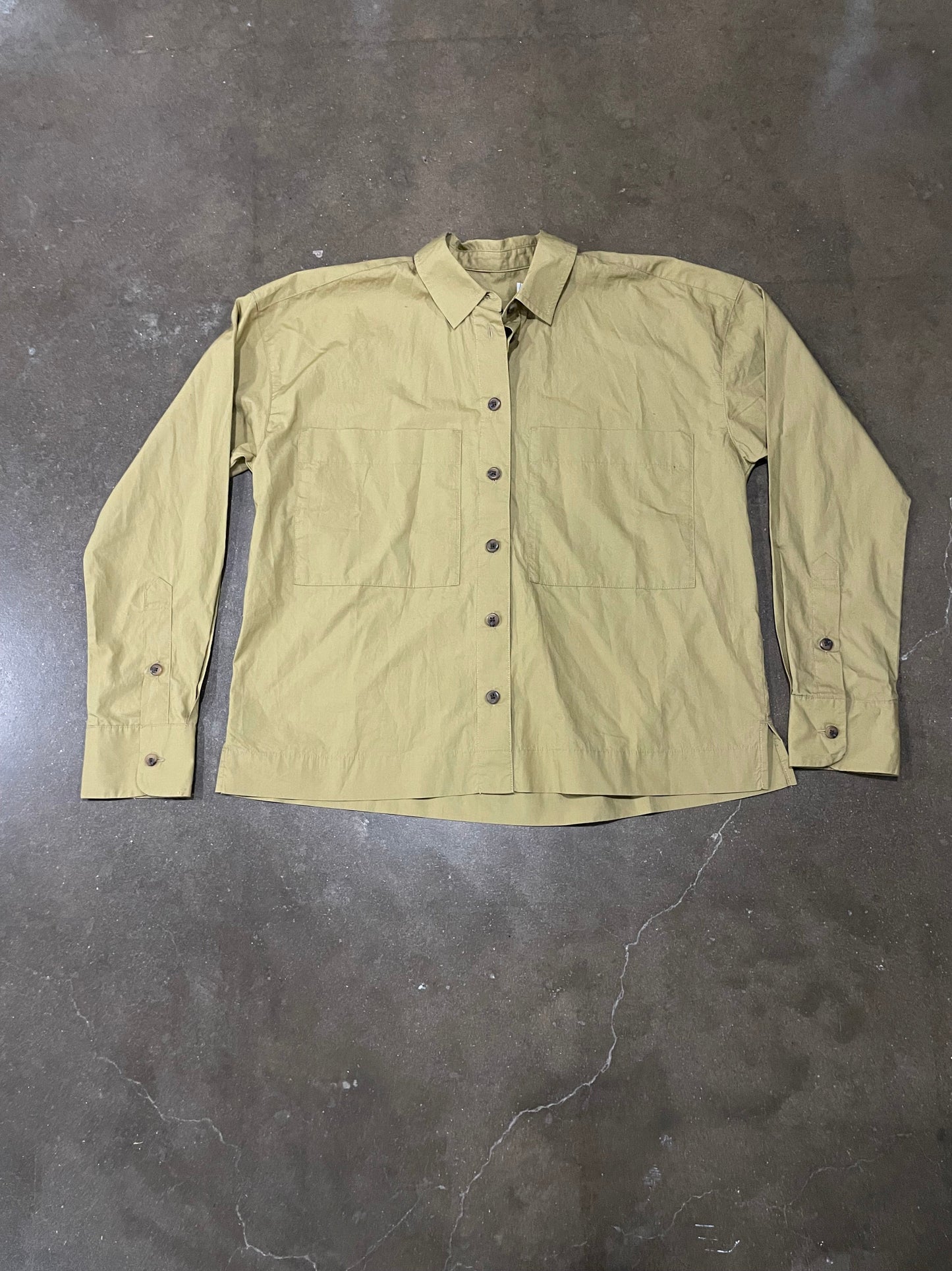 Mustard Button Down