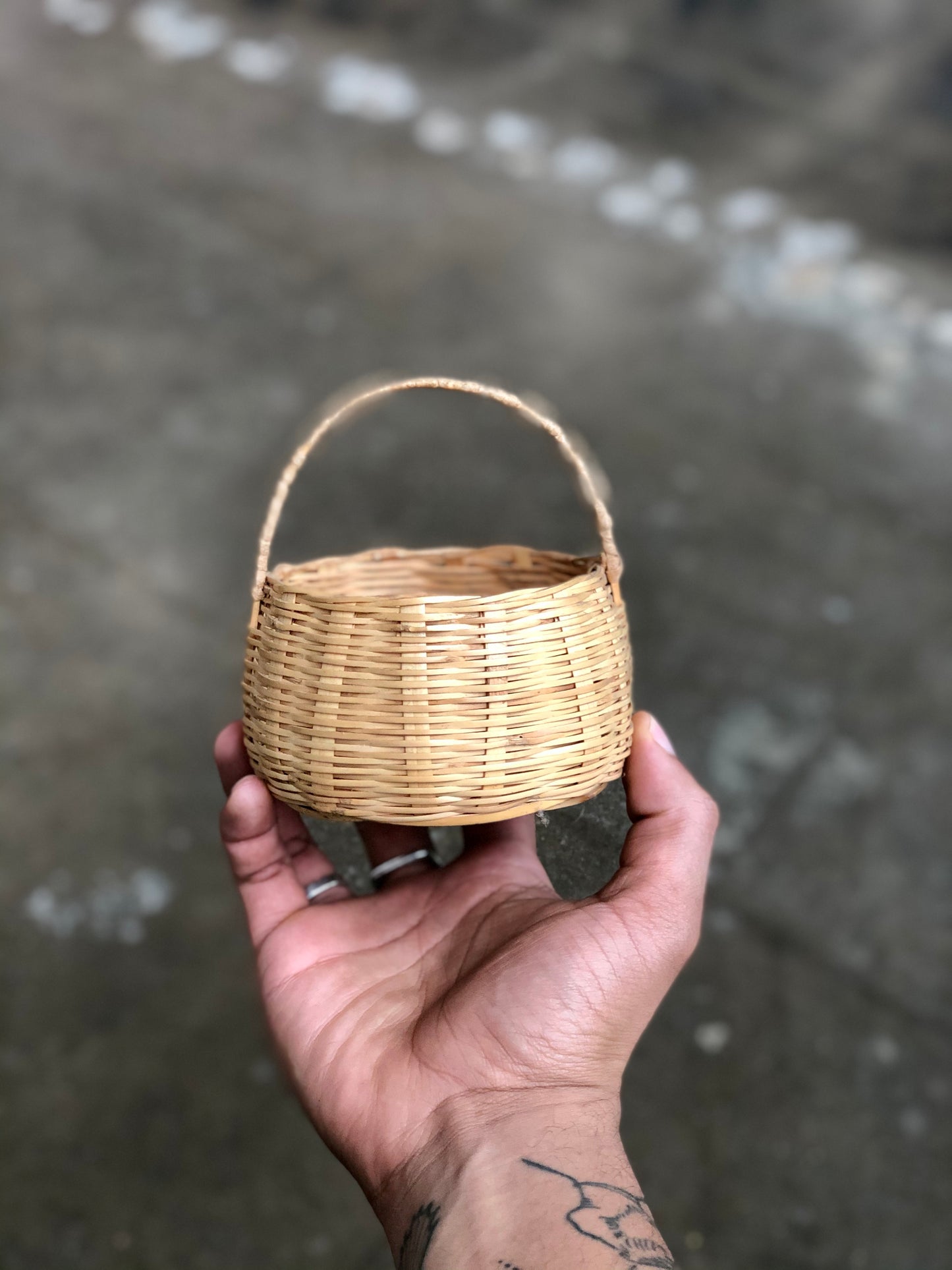 Small Basket with Handle