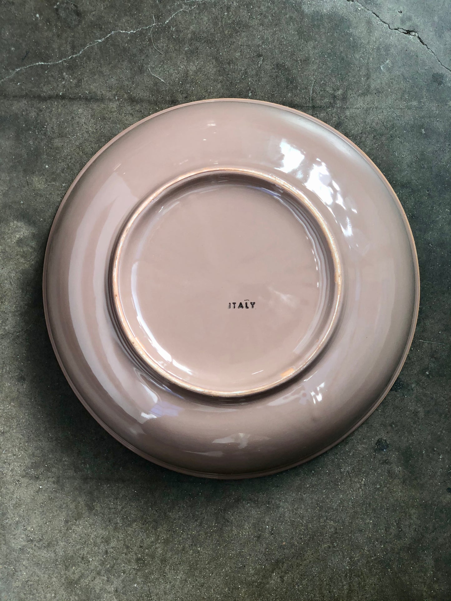 Vintage Large Mauve Bowl