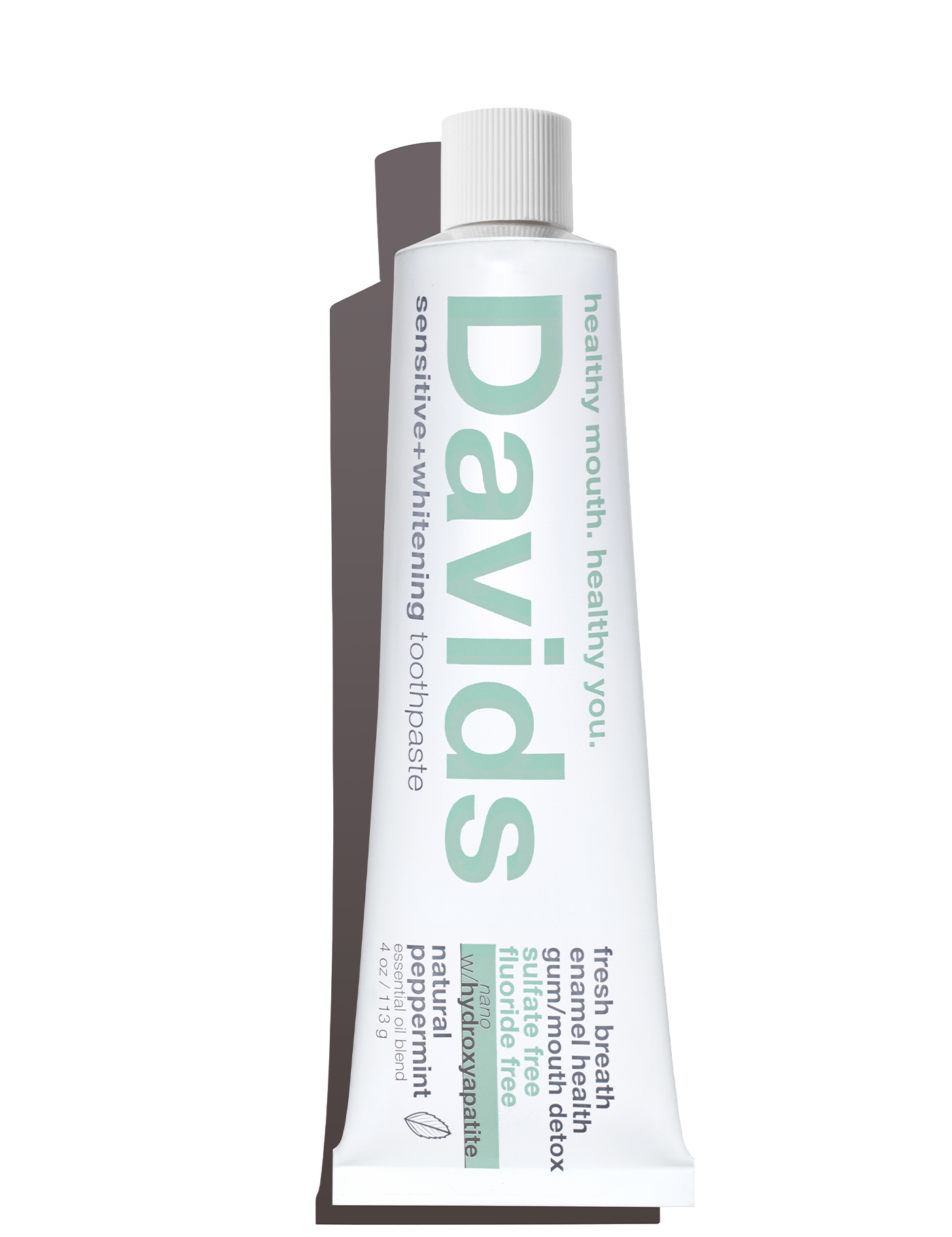 Davids Sensitive+Whitening Nano-Hydroxyapatite Premium Toothpaste / Peppermint