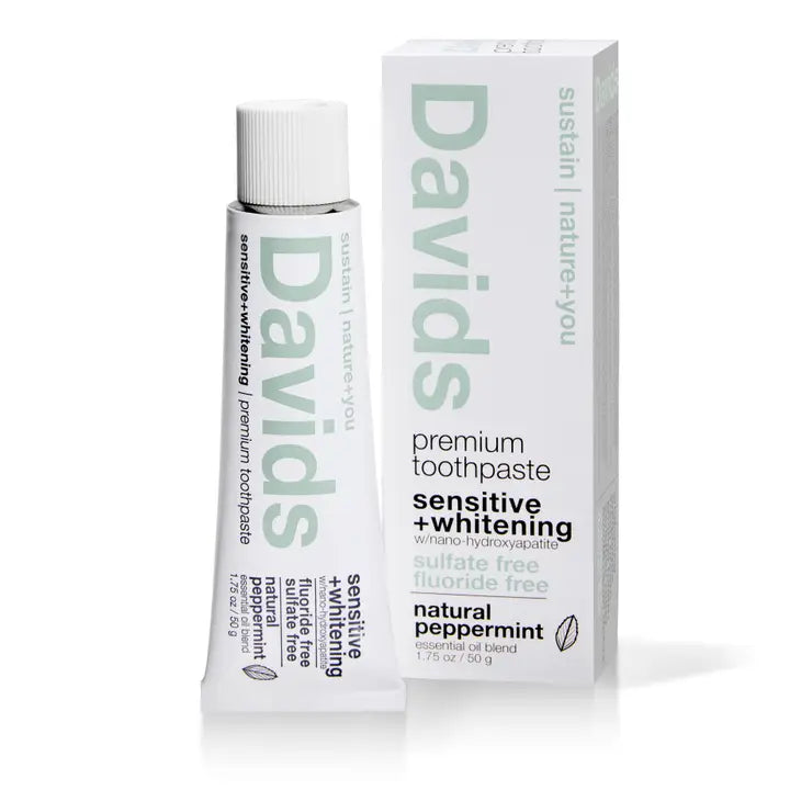 Davids Sensitive+Whitening Nano-Hydroxyapatite Premium Toothpaste / Peppermint