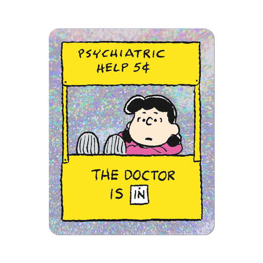 The Doctor is in by Peanuts Sticker