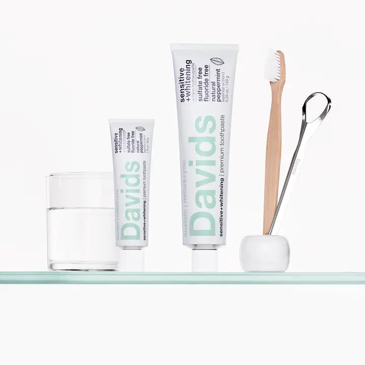 Davids Sensitive+Whitening Nano-Hydroxyapatite Premium Toothpaste / Peppermint