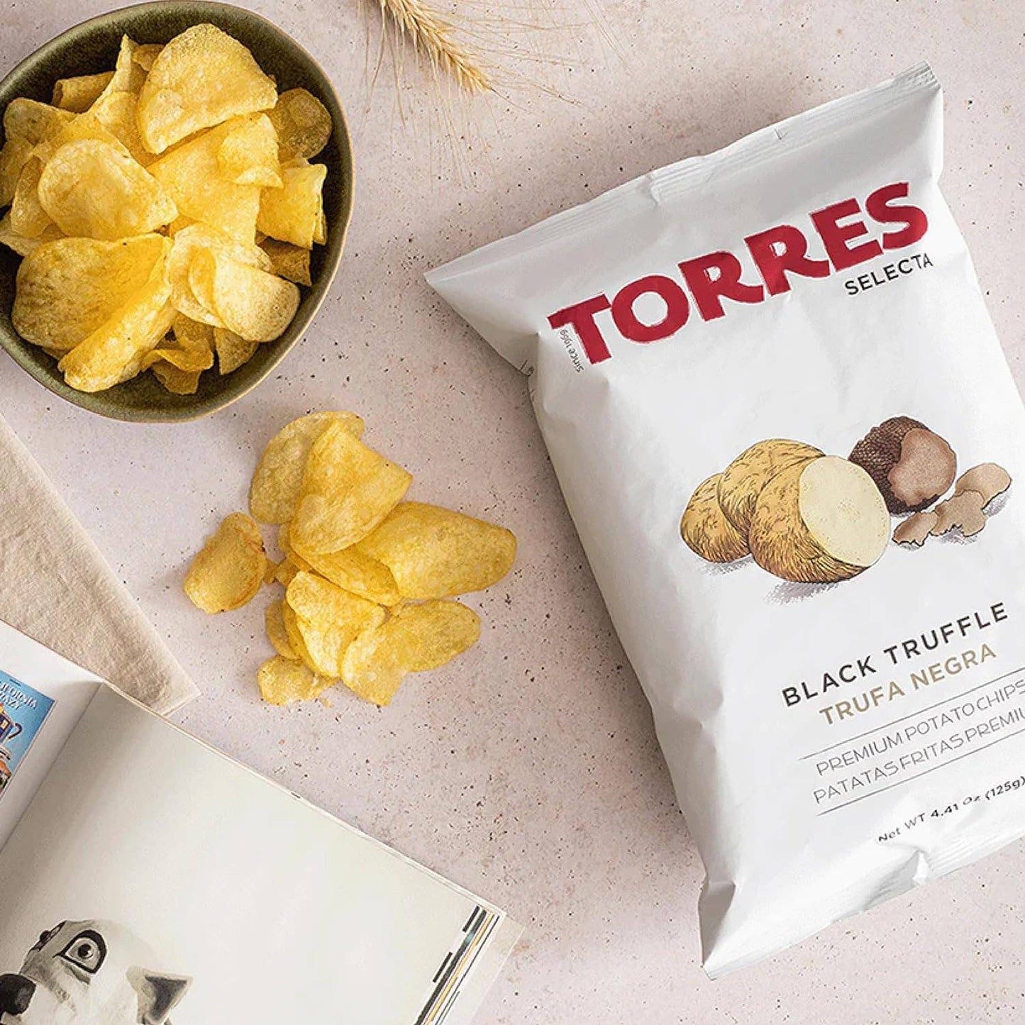 BLACK TRUFFLE Torres Gourmet Potato Chips