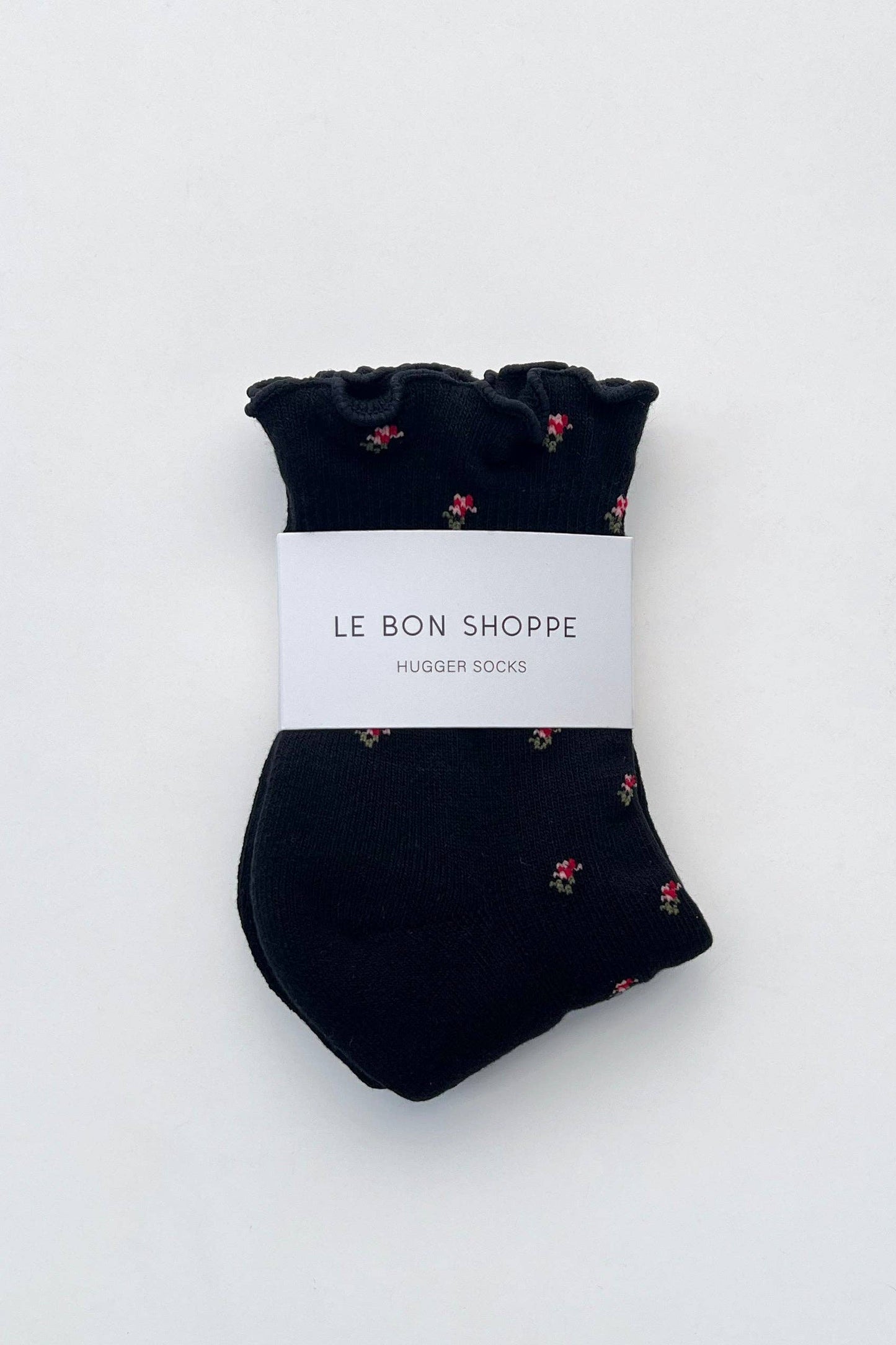 Petal Ruffled Hugger Crew Socks
