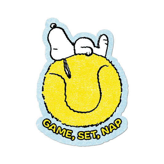 Game, Set, Nap by Peanuts Sticker