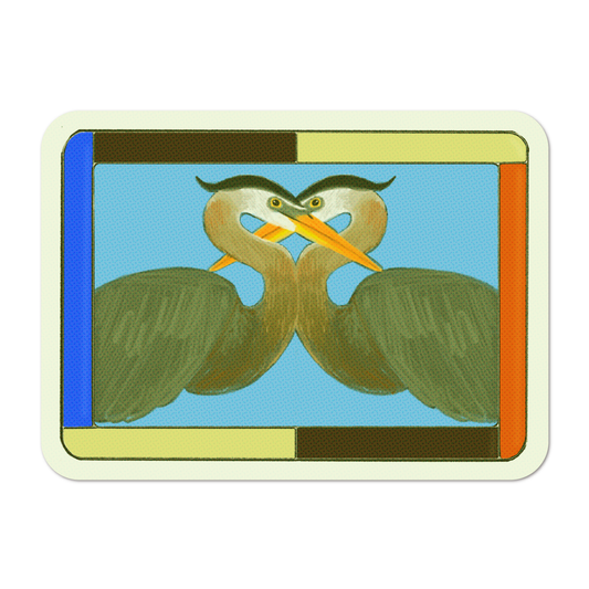 TWO BIRDS! Sticker