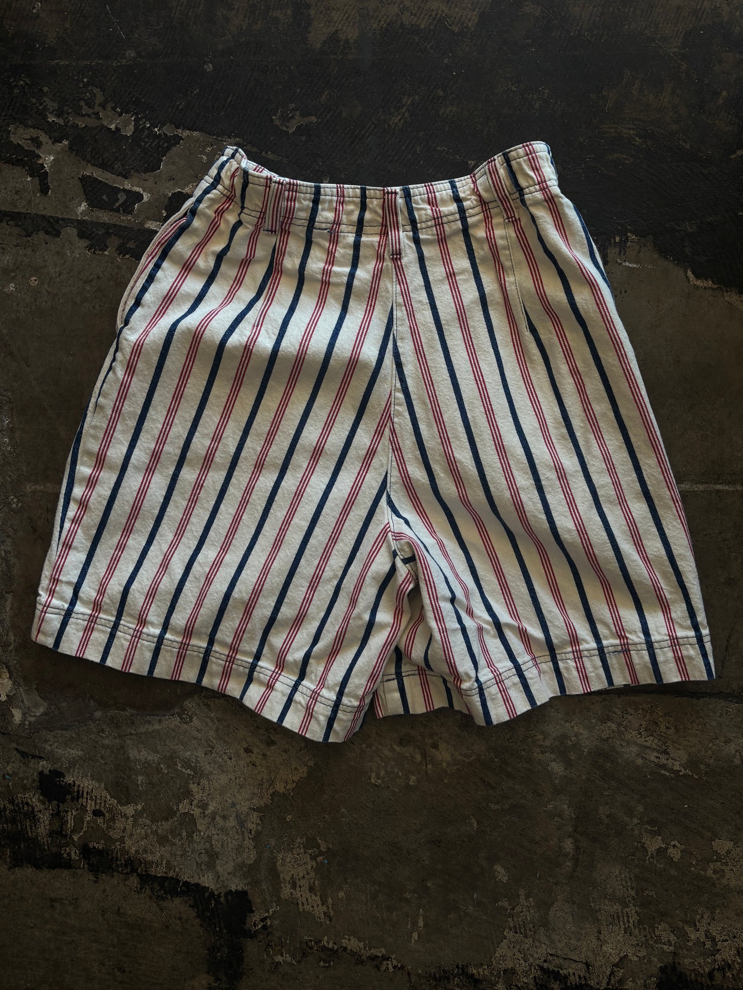 Willow Bend Red + Blue Striped Shorts