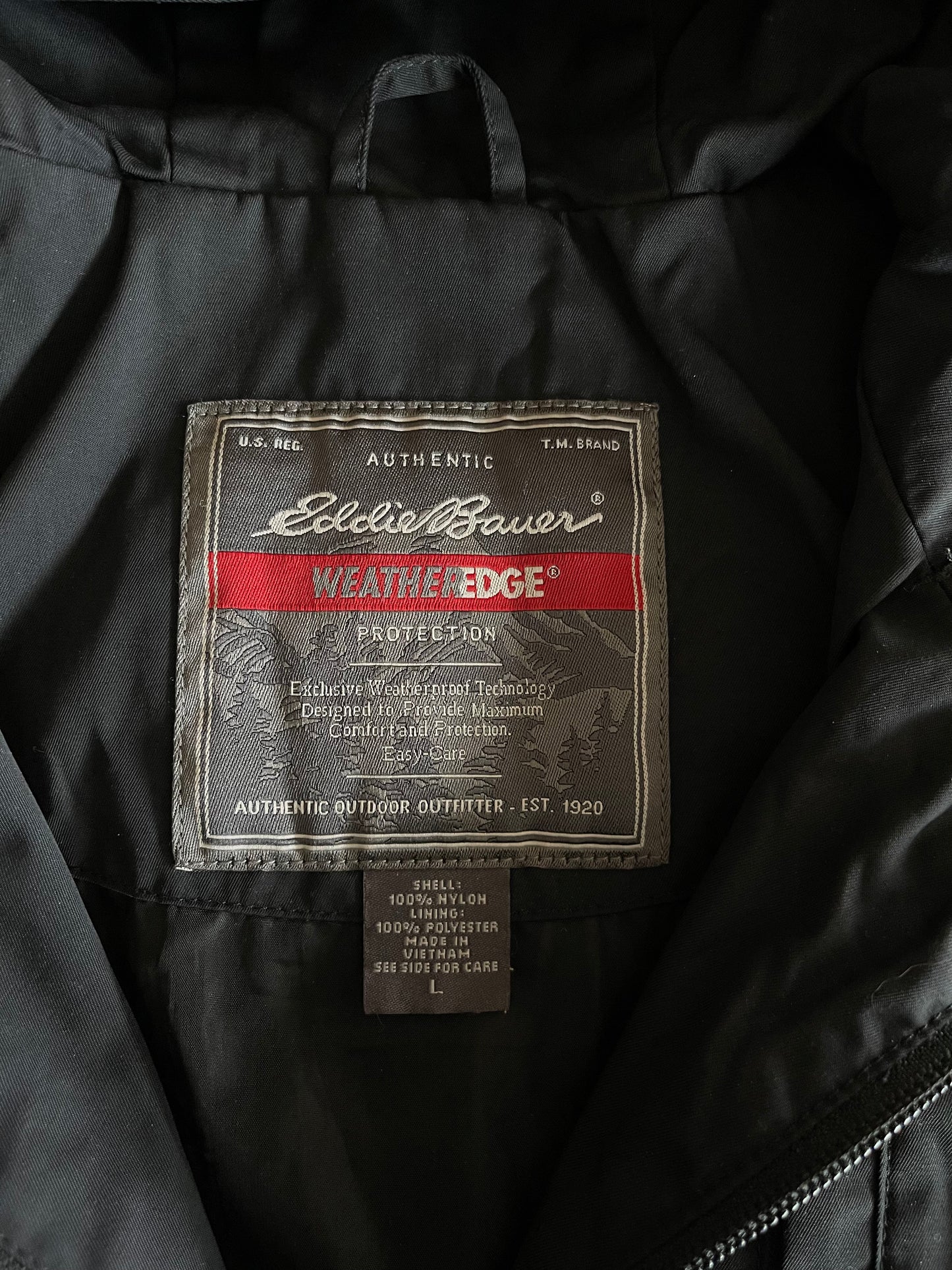 Black Eddie Bauer Raincoat
