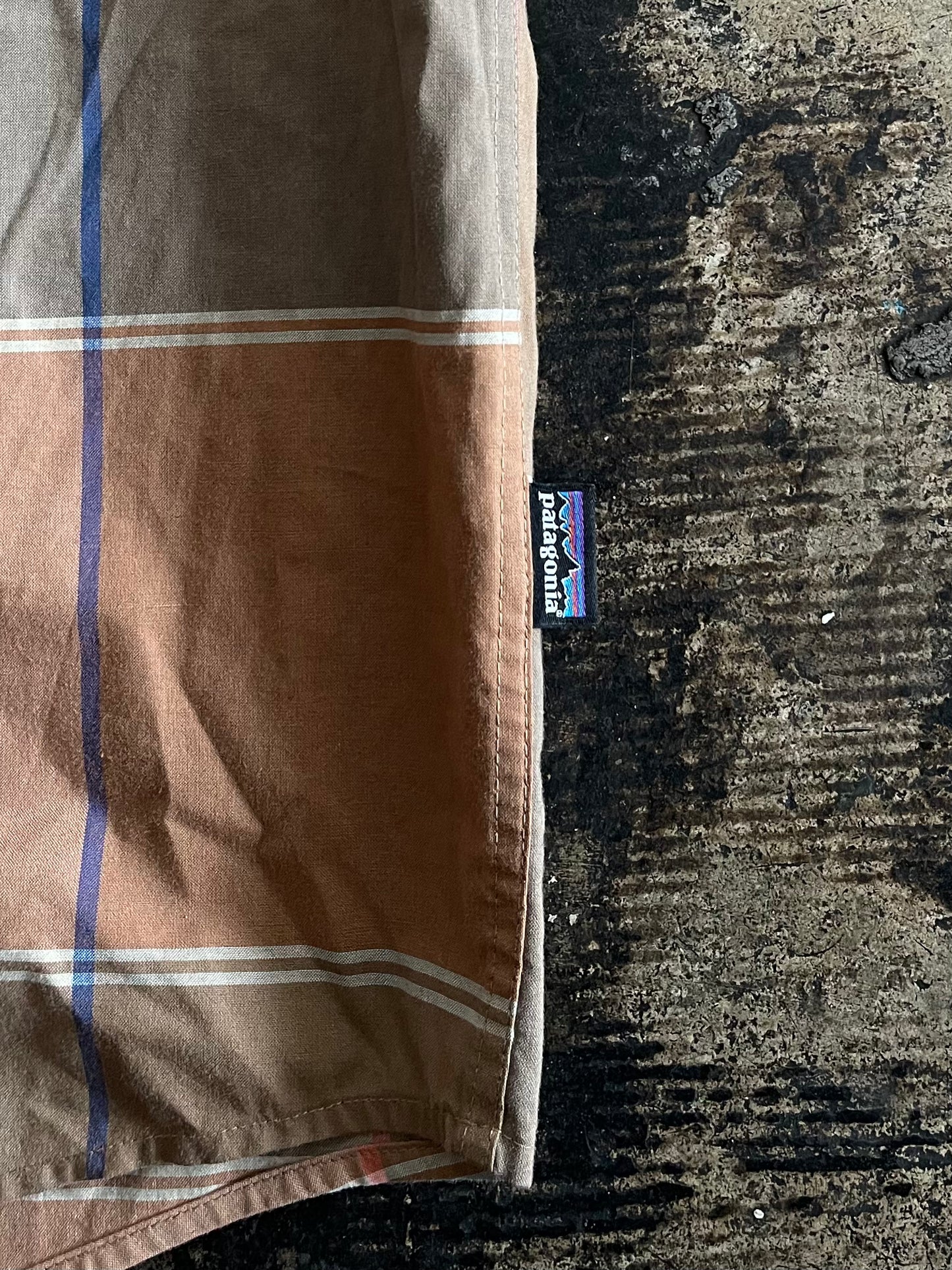 Brown Patagonia Short Sleeve Plaid