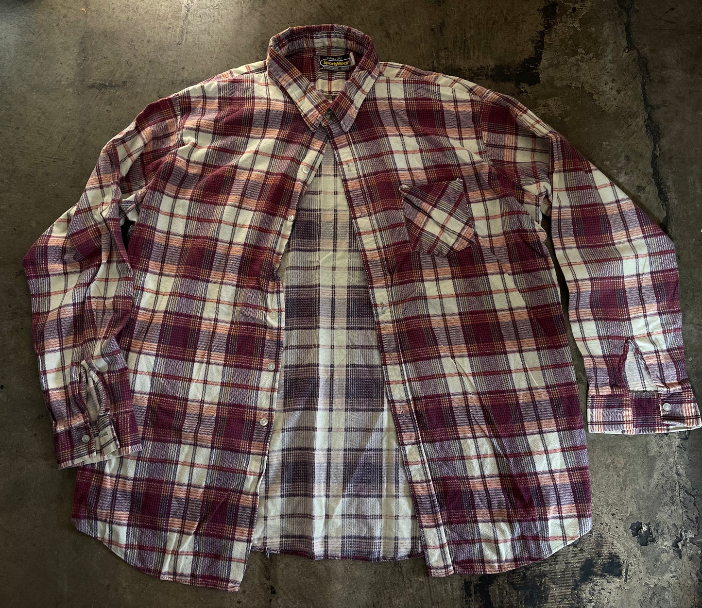 Primary Plaid Flannel Button Up