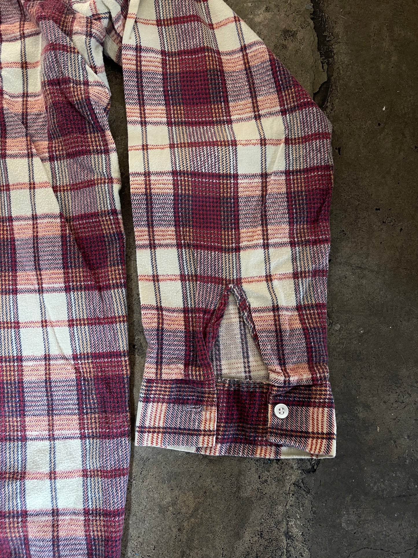 Primary Plaid Flannel Button Up