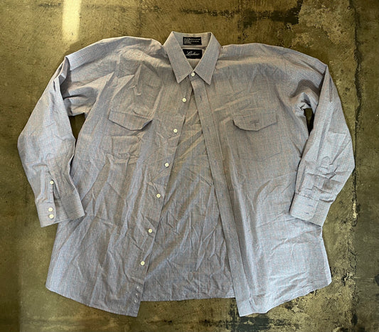 Blue Plaid Lucchese Button Up