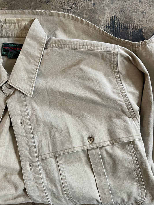 Khaki Mountain Tek Button Up