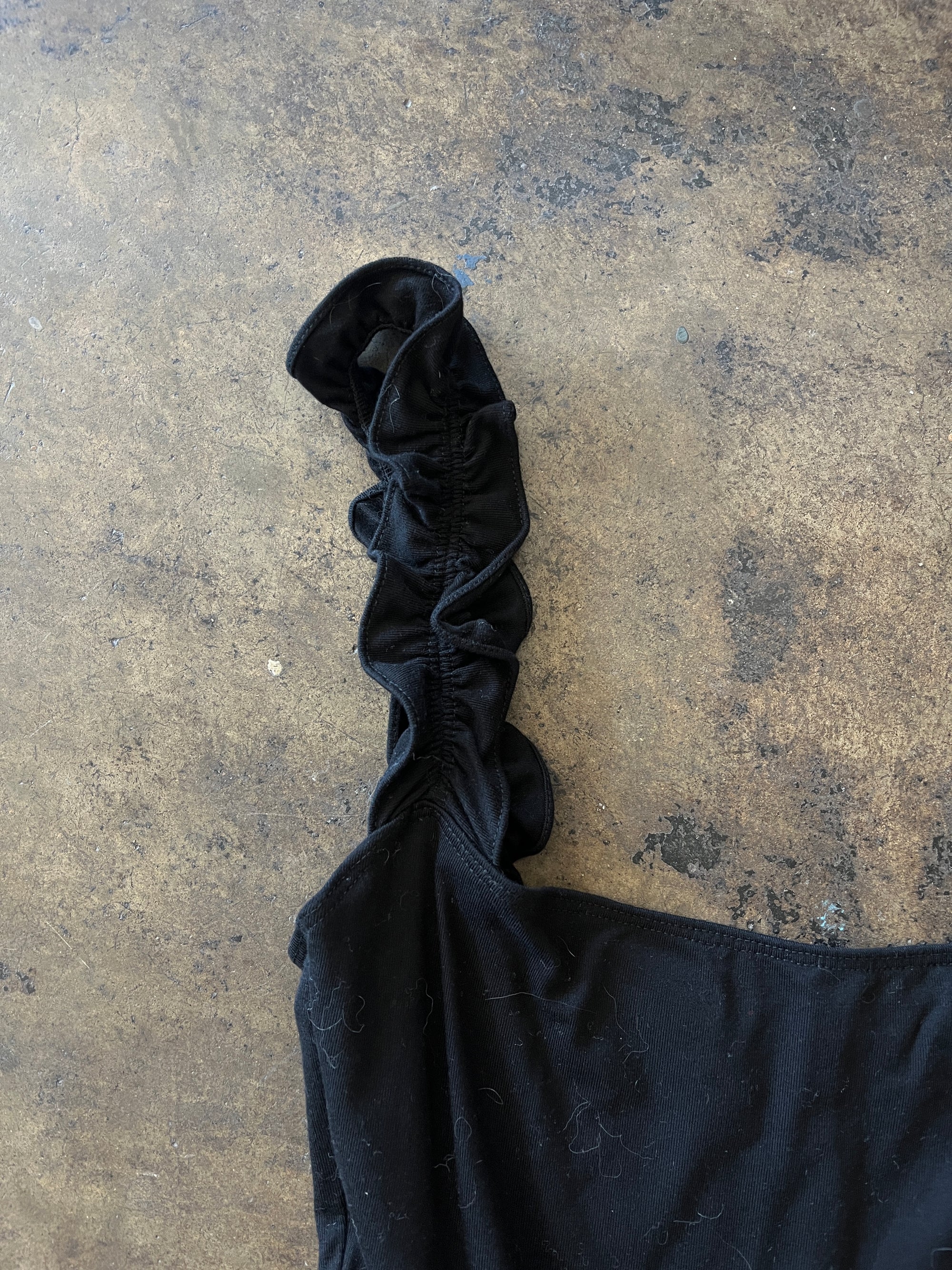 Reformation Black Jersey A-Line Dress