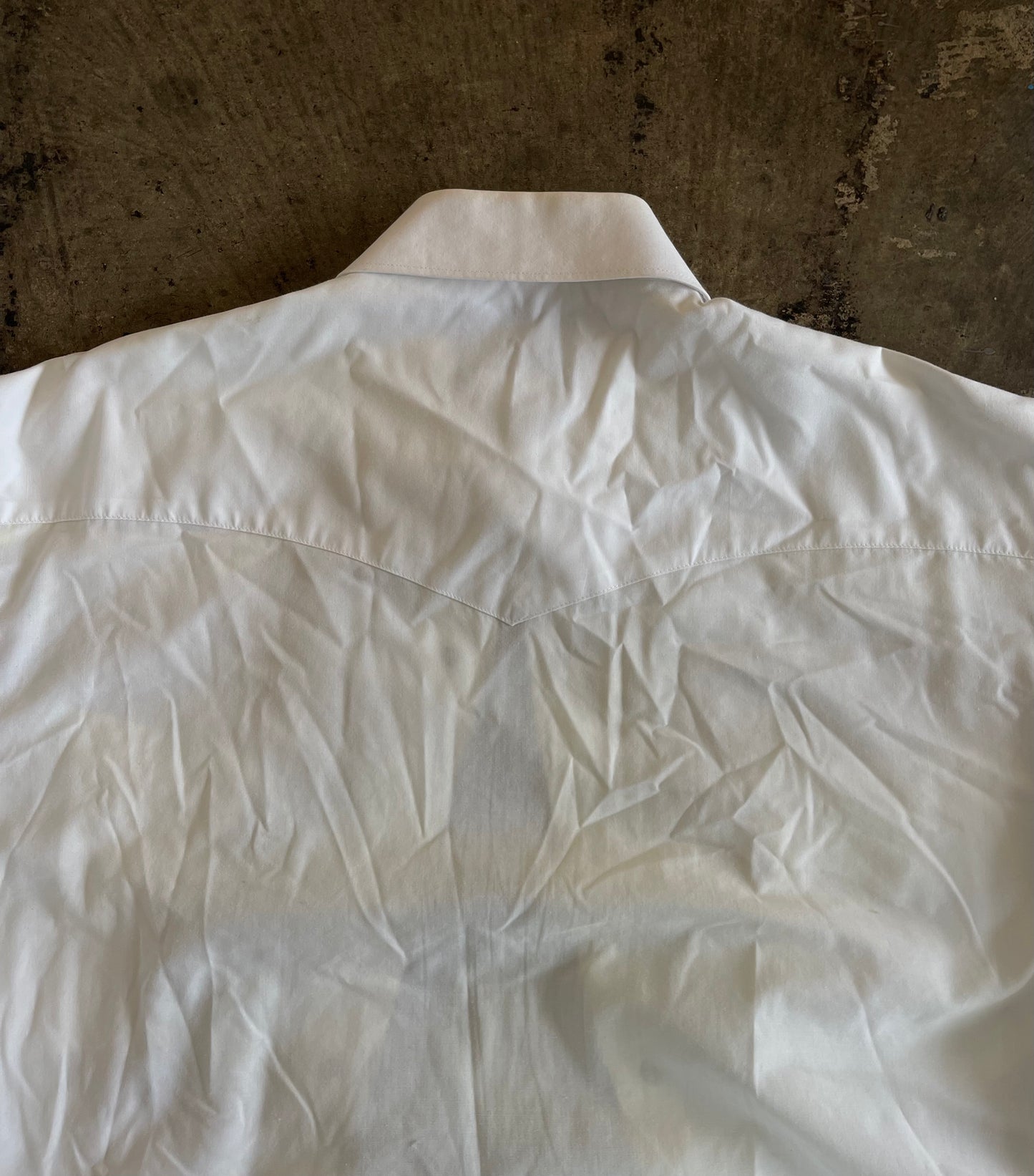 White Wrangler Pearl Snap