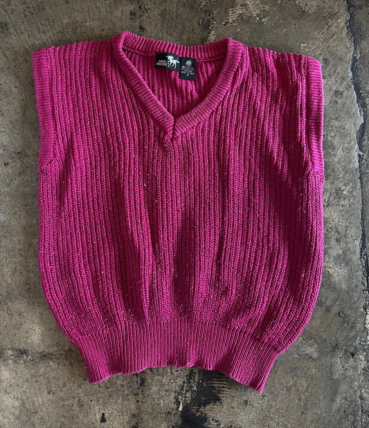Magenta Sweater Vest