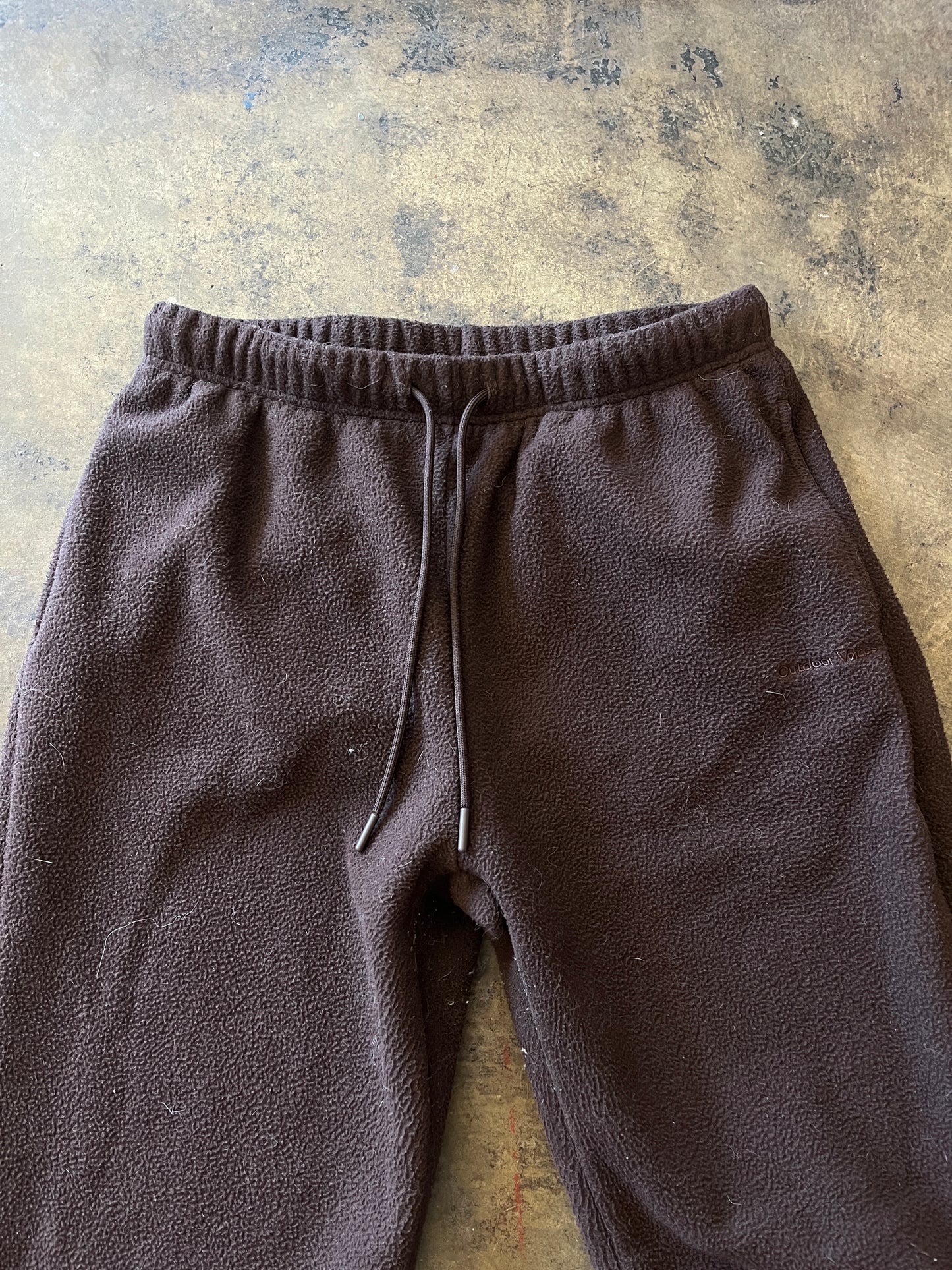 Brown Fleece Outdoor Voices Pants