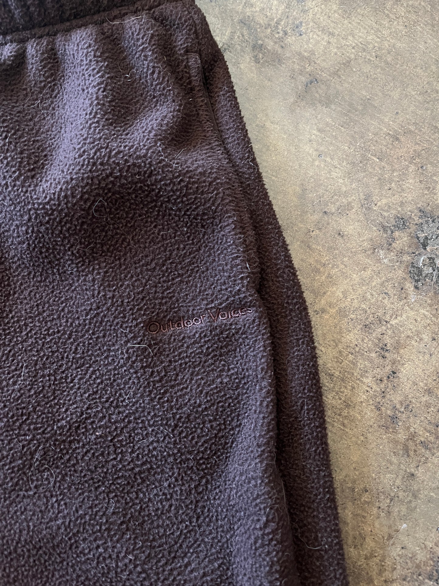Brown Fleece Outdoor Voices Pants