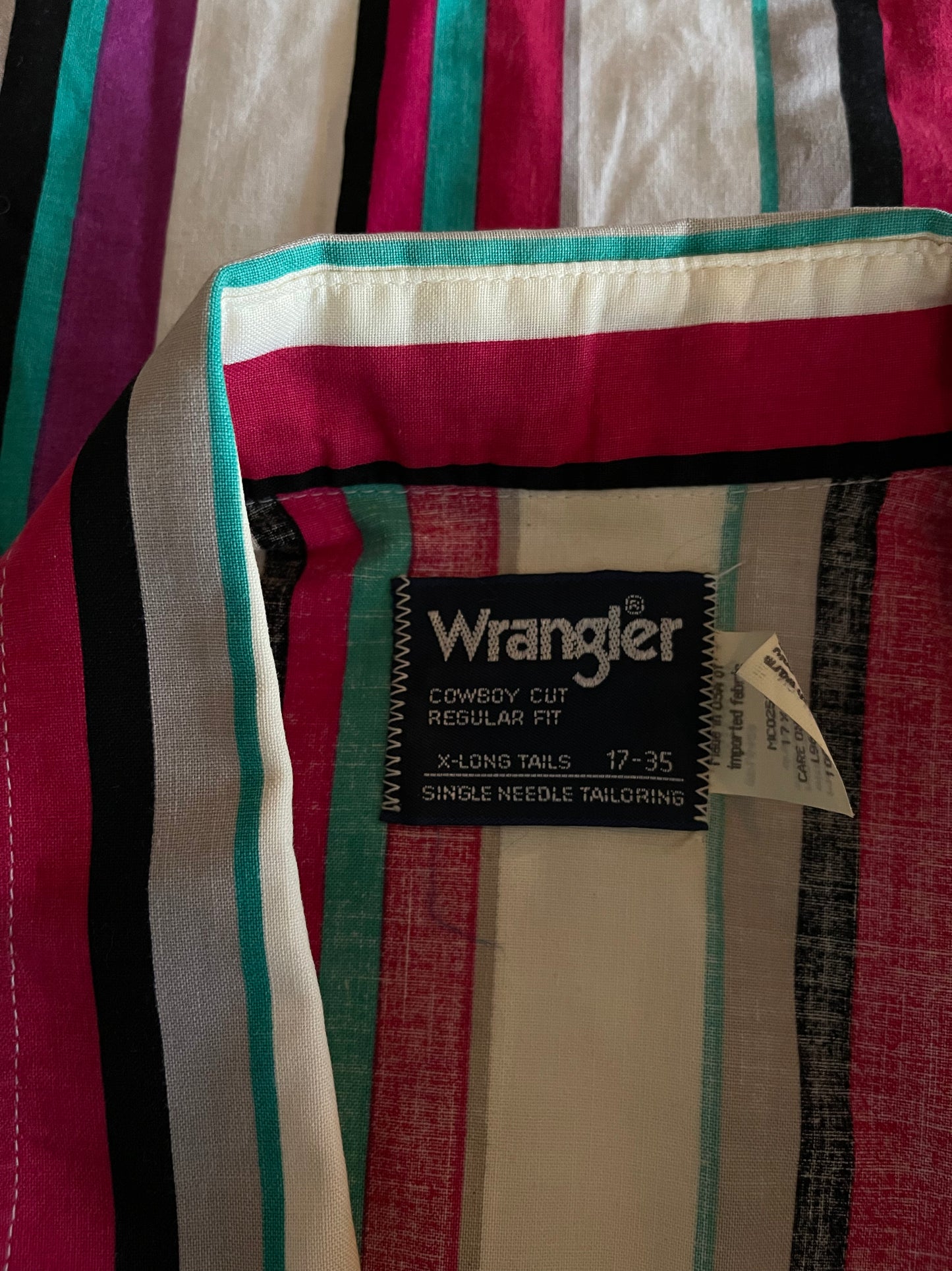 Multicolor Wrangler Striped Button Down