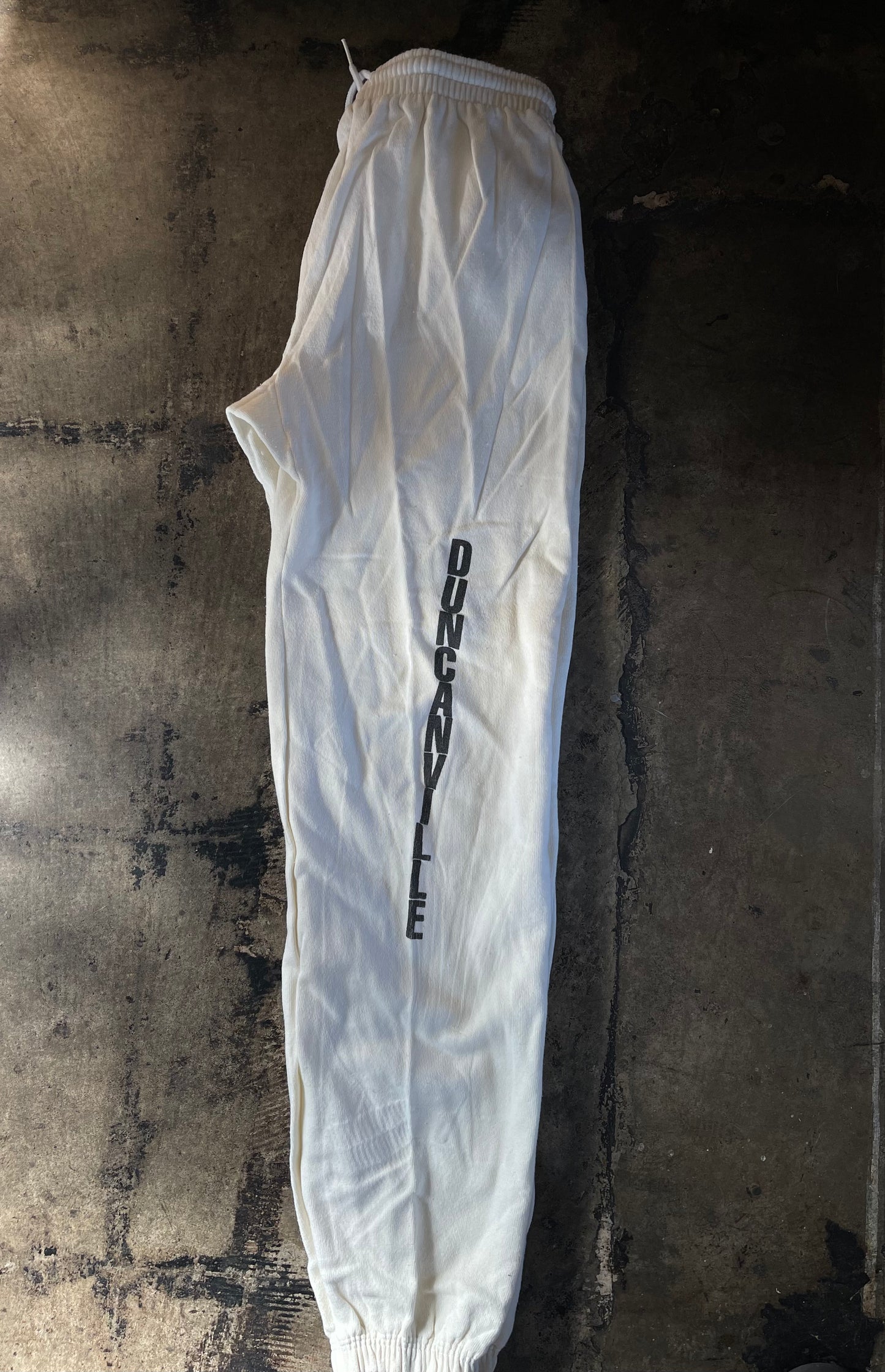 White Duncanville Sweatpants