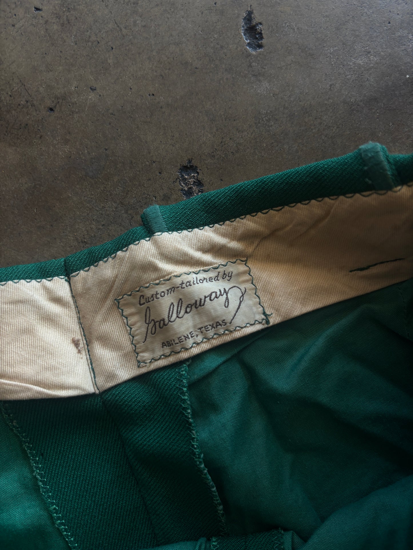 Handmade Green Western Set