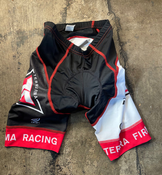Red White Black Cycling Shorts