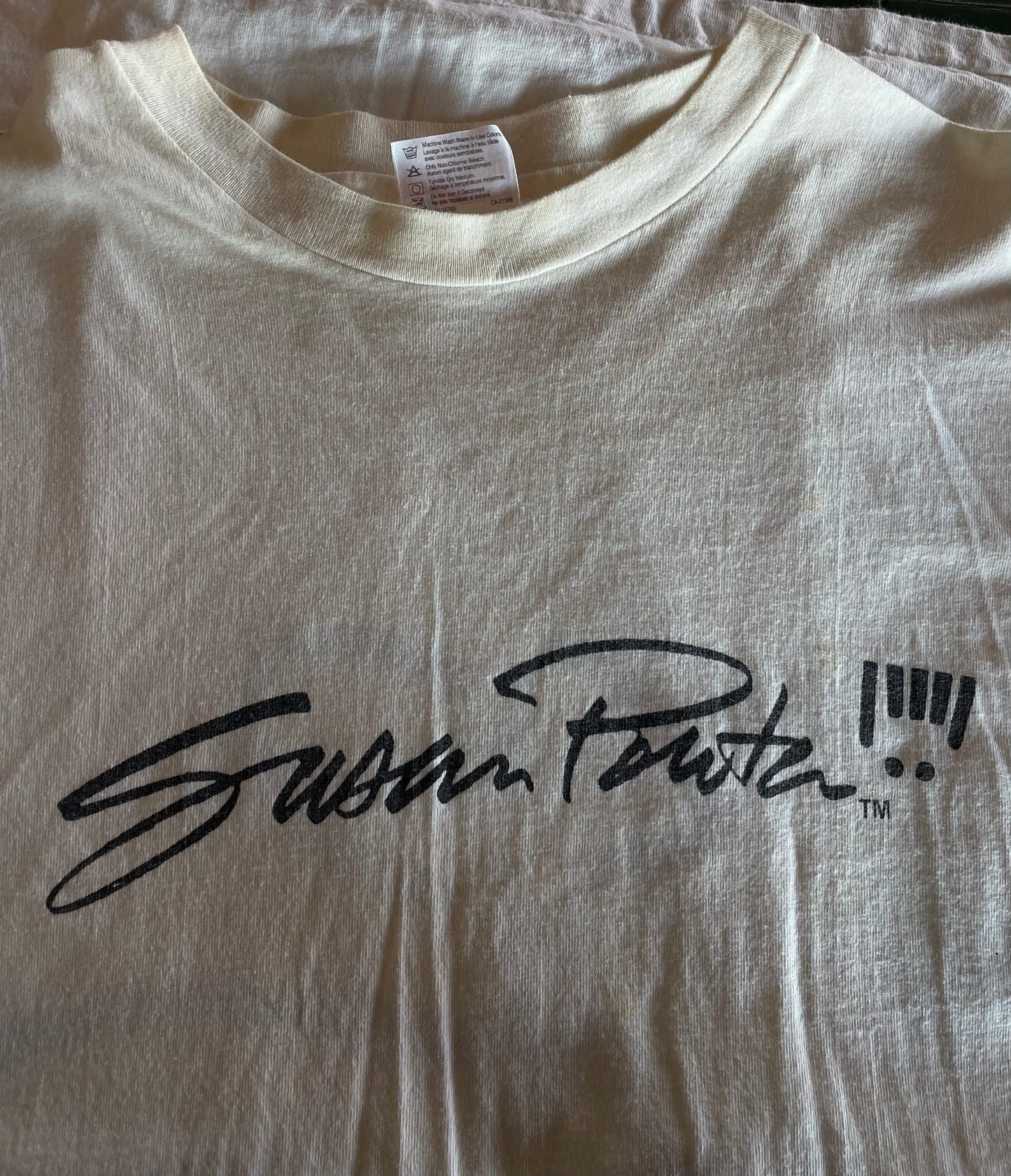 White Susan Powta! Tee