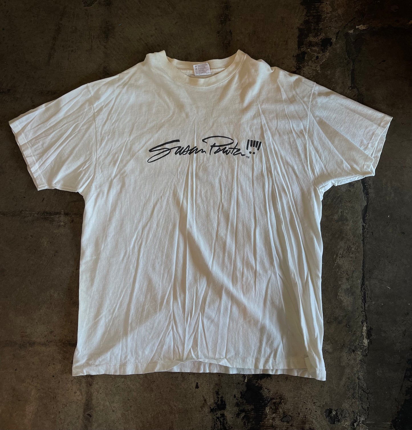 White Susan Powta! Tee