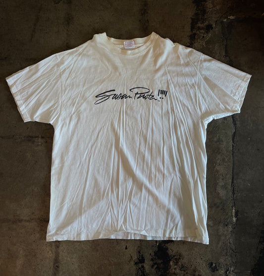 White Susan Powta! Tee