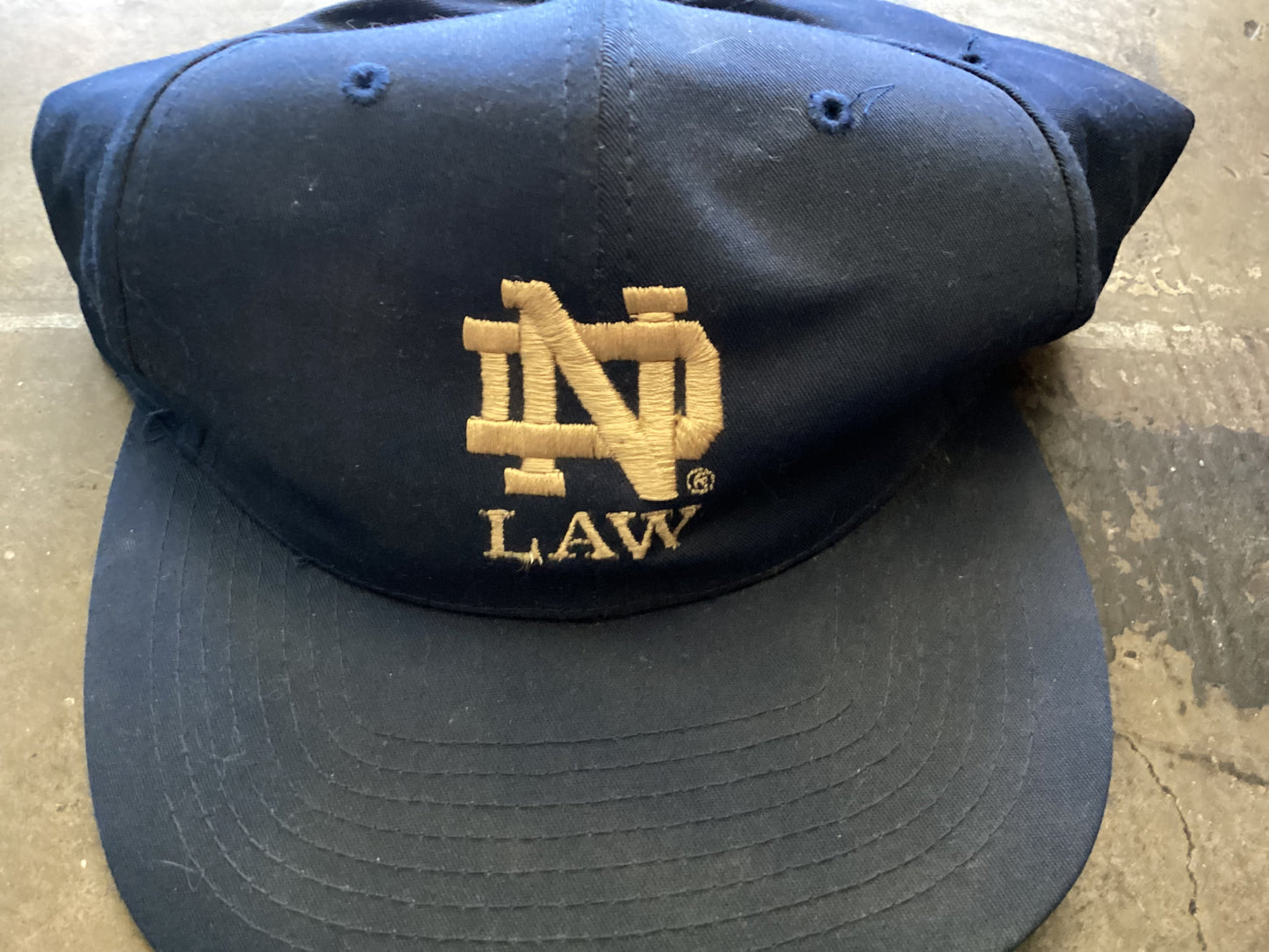 Navy Notre Dame Law Hat