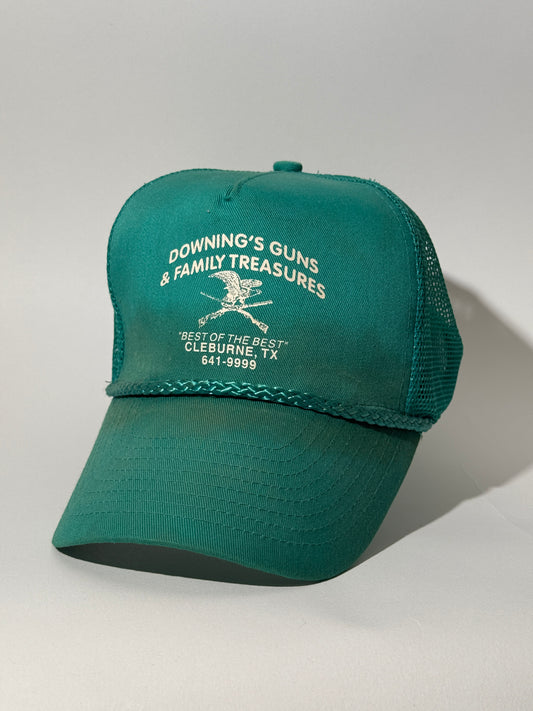 Green Downing's Rope Brim Hat
