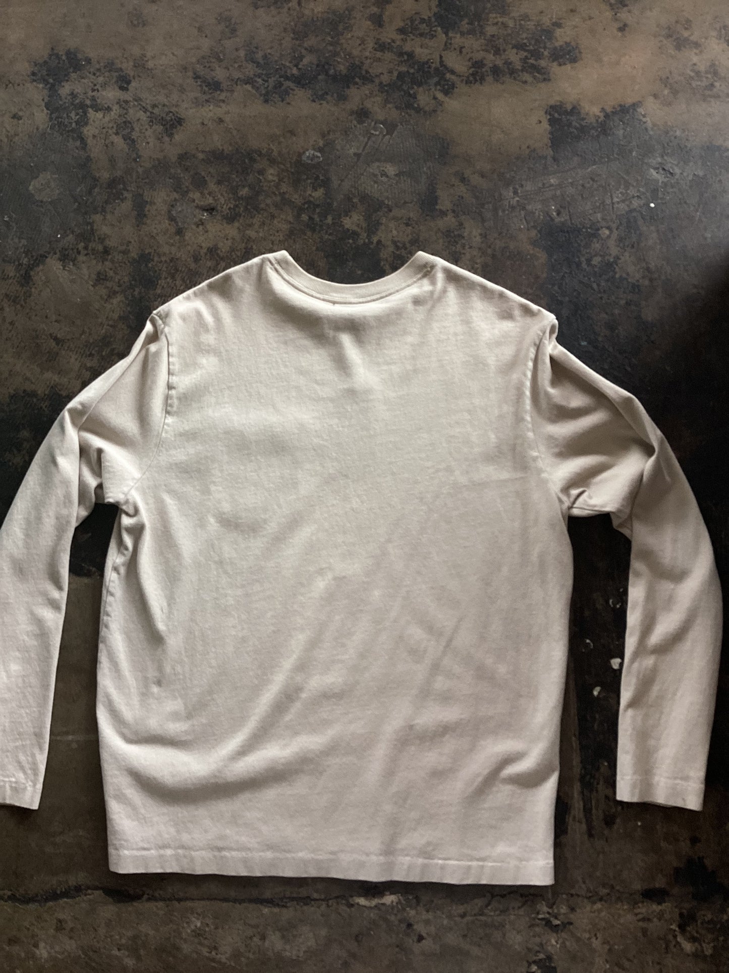 Beige Patagonia Long Sleeve Pocket Tee