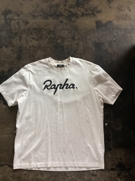 Cream Rapha Script Tee