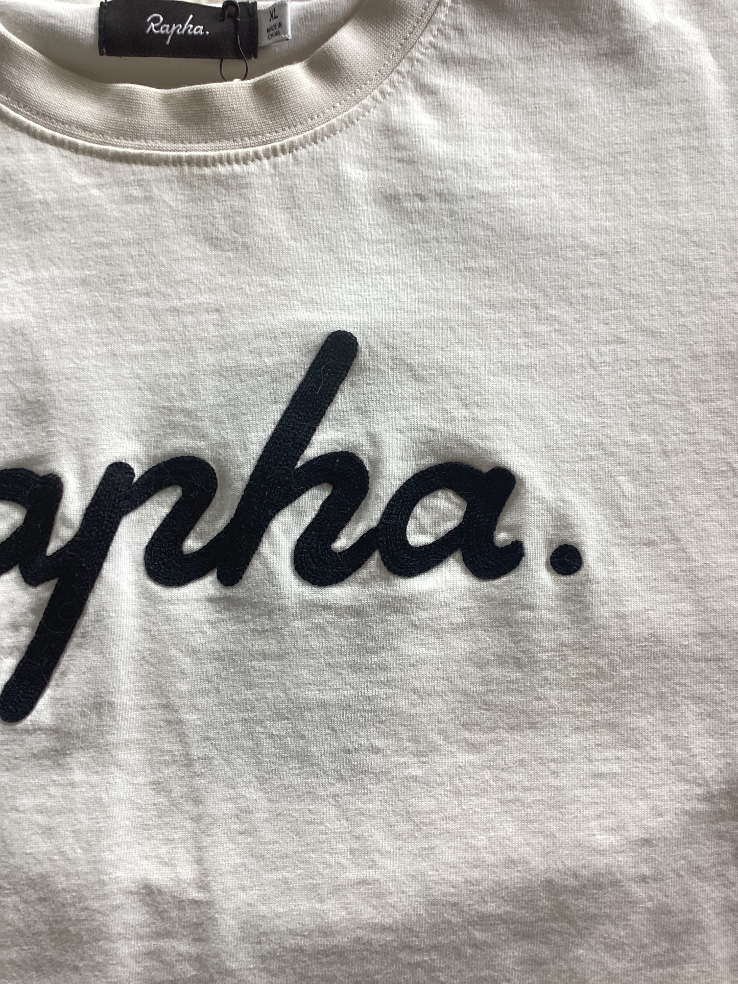 Cream Rapha Script Tee