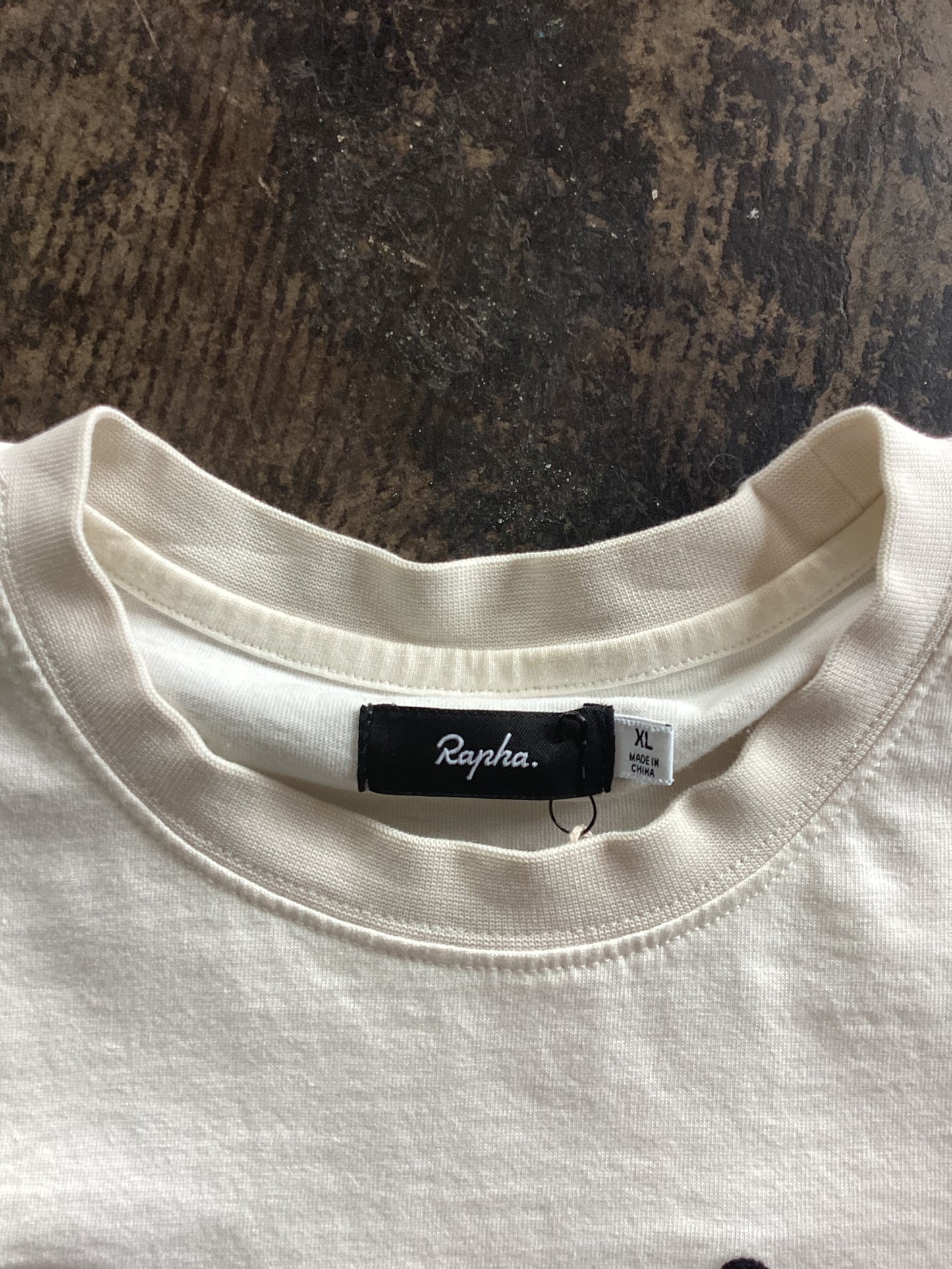 Cream Rapha Script Tee