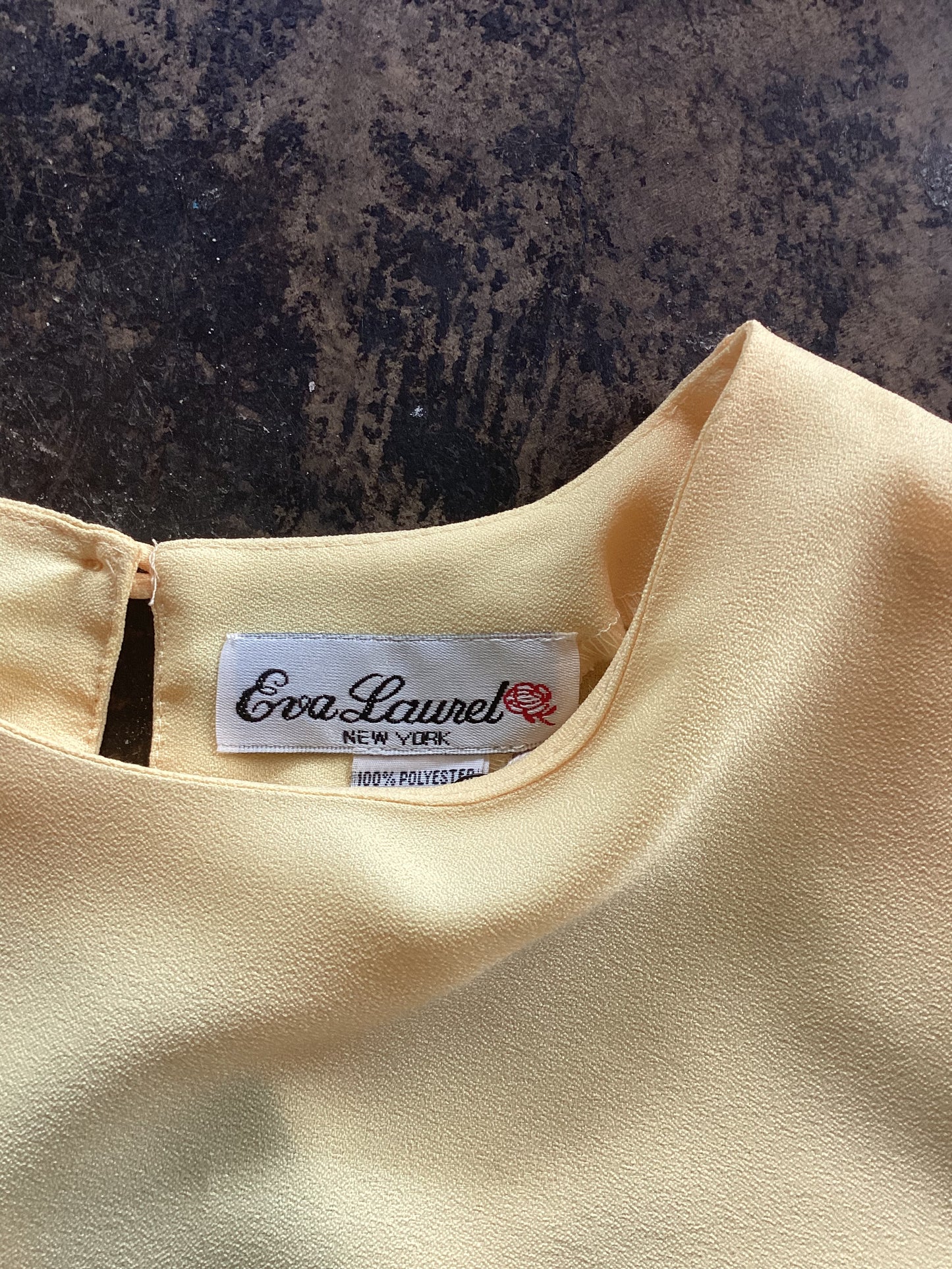 Pale Yellow Boxy Blouse