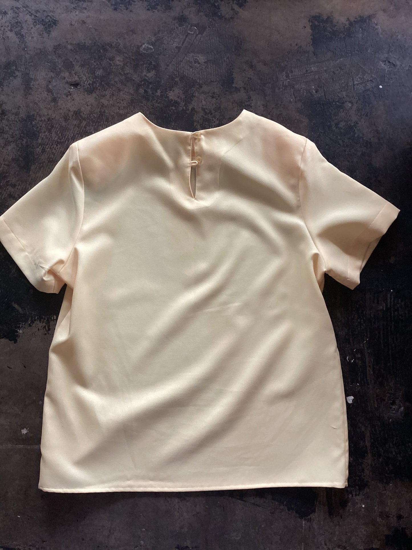 Pale Yellow Boxy Blouse