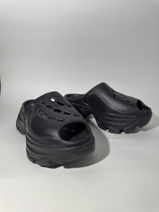 Black Stella McCarthy/Adidas Platform Slides
