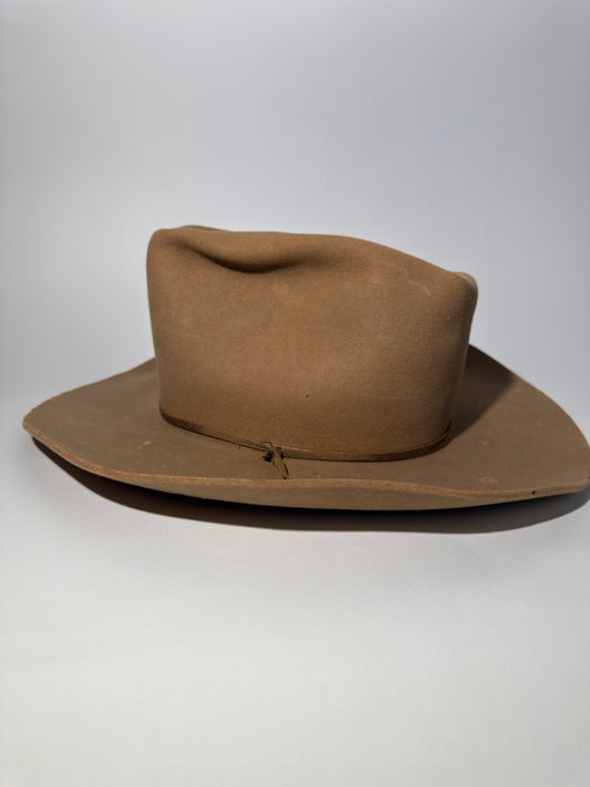 Brown Distressed Cowboy Hat