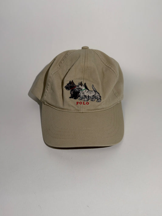 Khaki Polo Scottie Hat