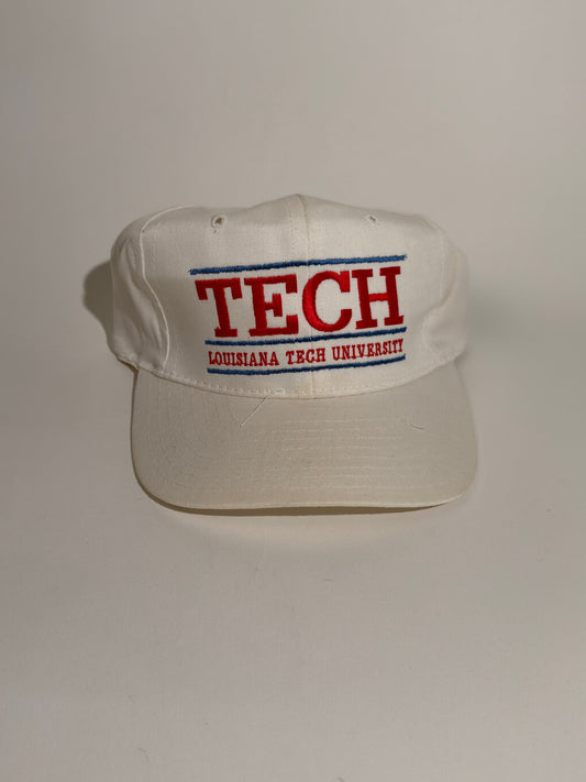 White Louisiana Tech Snapback Hat