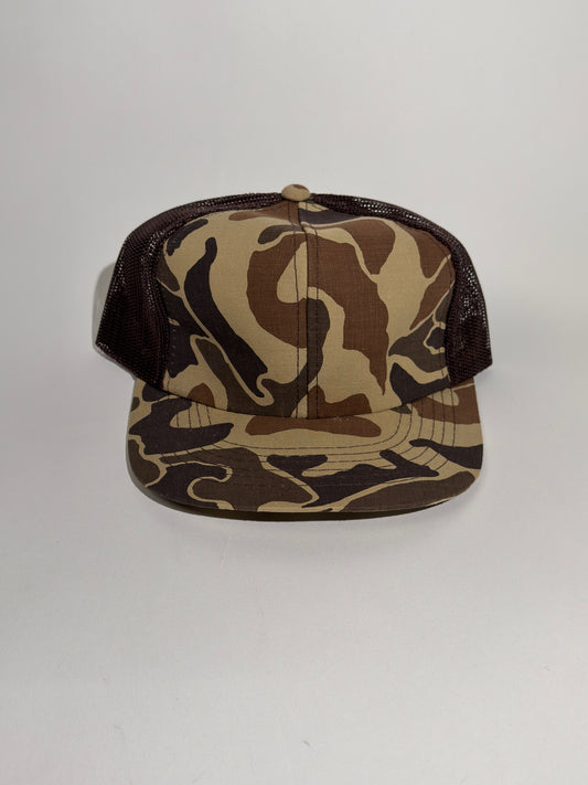 Brown Camo Trucker Hat