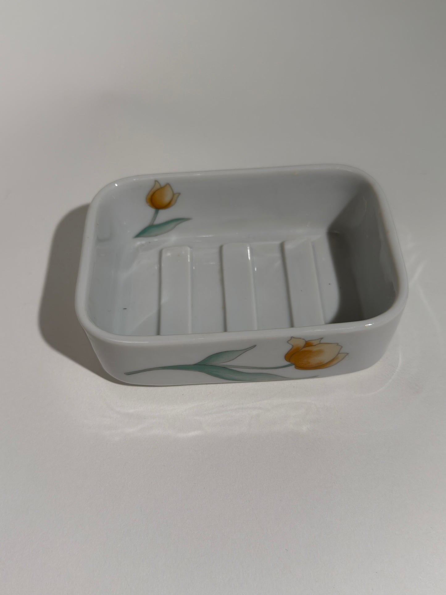 Ceramic Tulip Soap Dish