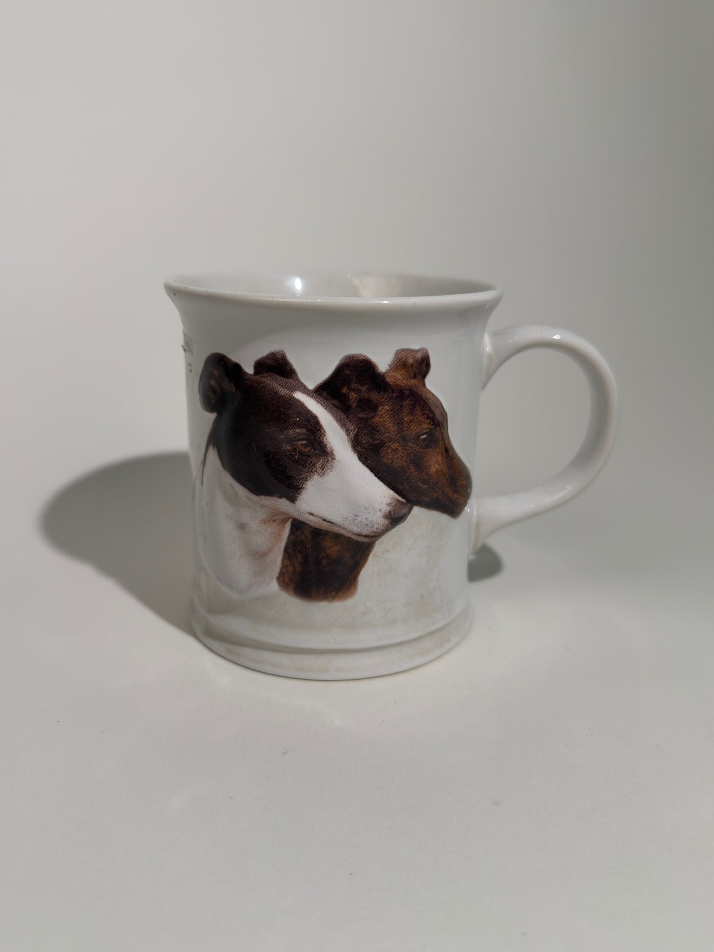 Brown Double Greyhound Mug