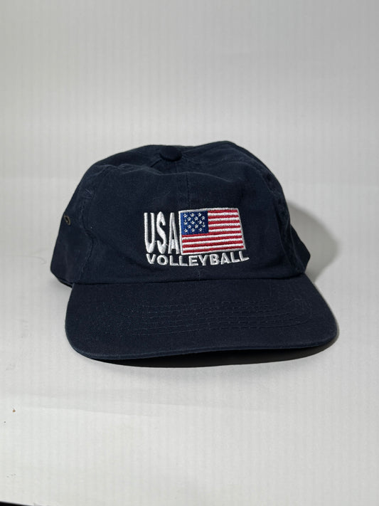 Navy USA Volleyball Dad Hat