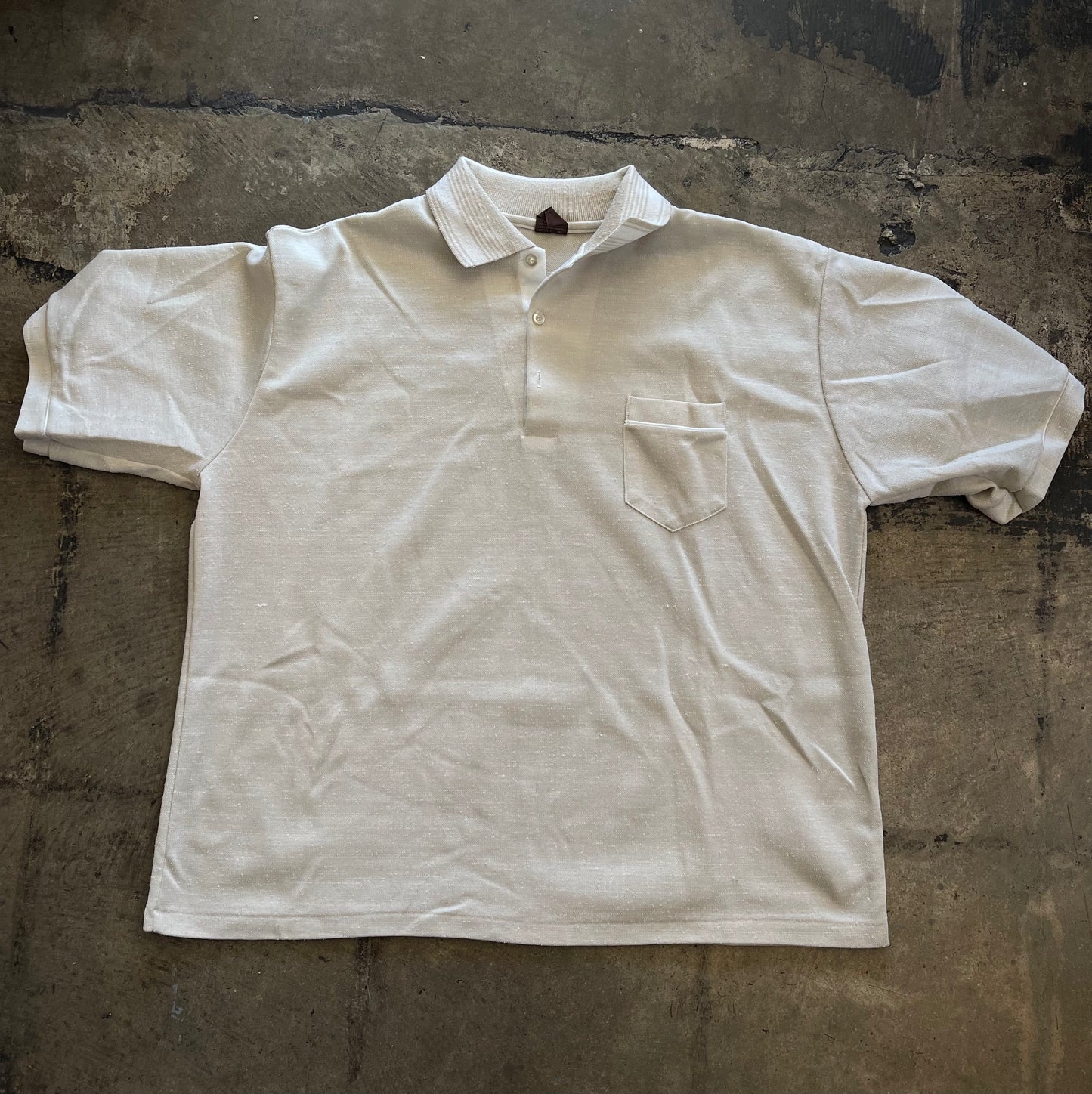 Cream Pocket Polo