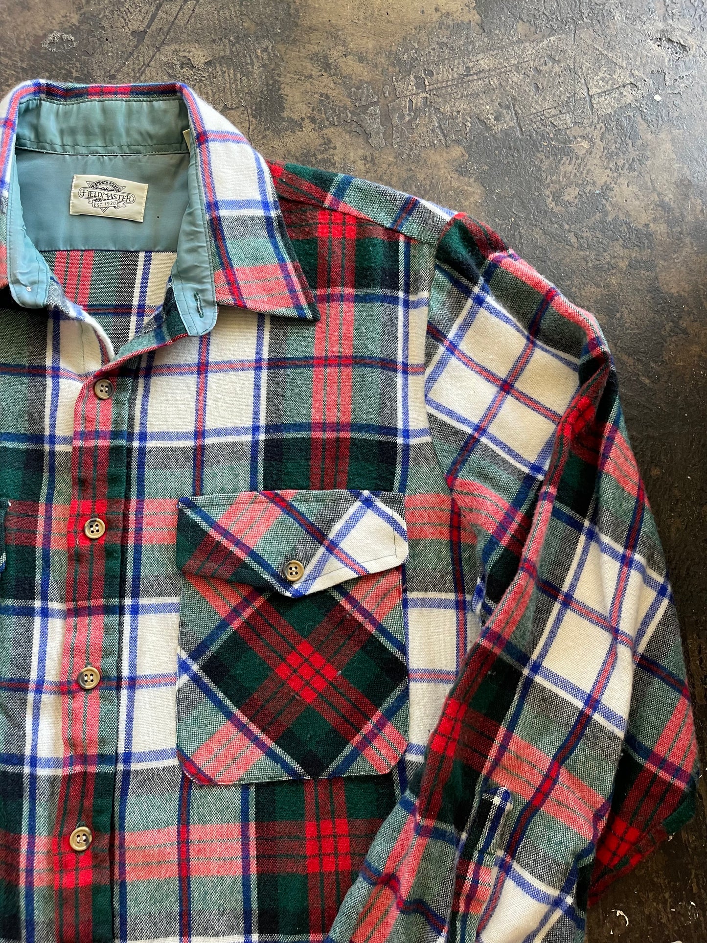 Bright Flannel Button Up