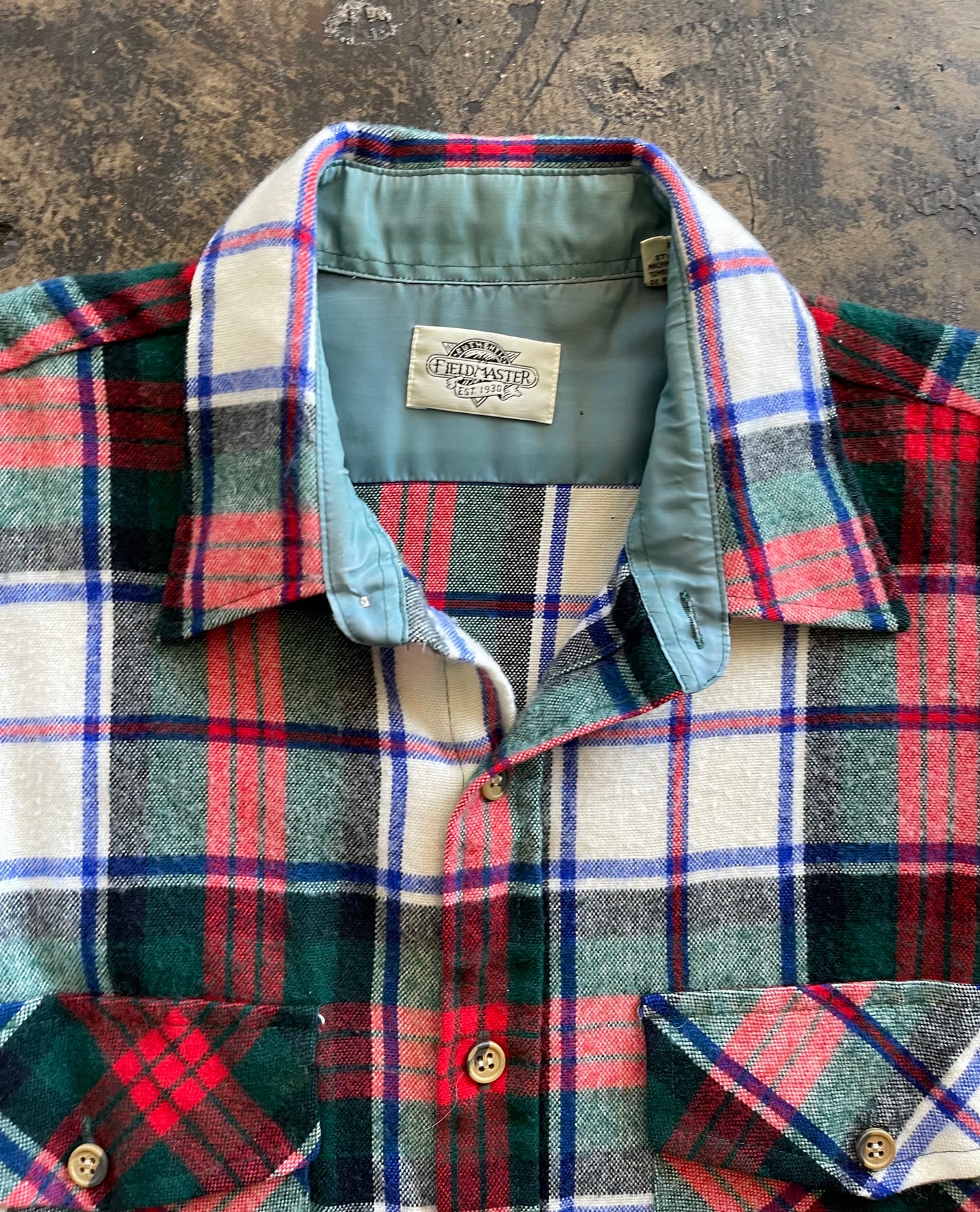 Bright Flannel Button Up